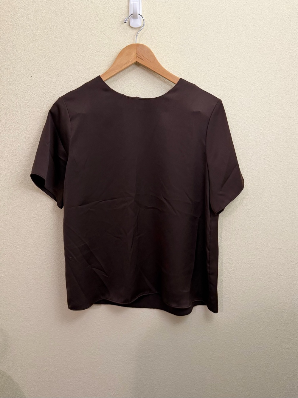 Banana Republic Brown Satin Shell Top